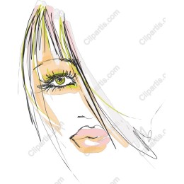 Elegant Line Art Portrait