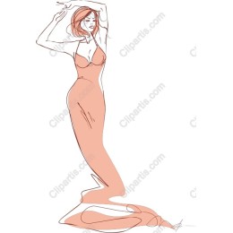 Elegant Woman in Dress