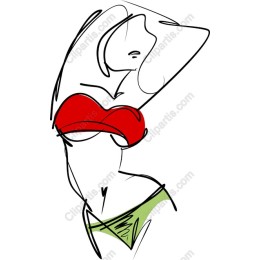 Confident Woman Minimalist Bikini