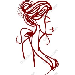 Red Elegance: A Woman's