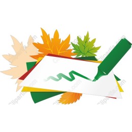 Autumn Creativity with Marker and Leaves