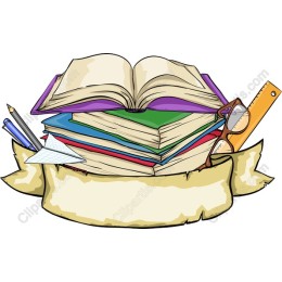 Colorful Open Book