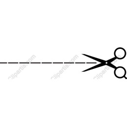 Classic Scissors with Perforated Line