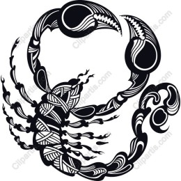 Scorpion - Intricate Black and White