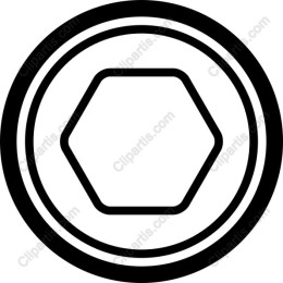 Modern Hexagon Emblem