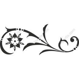 Elegant Floral Swirl