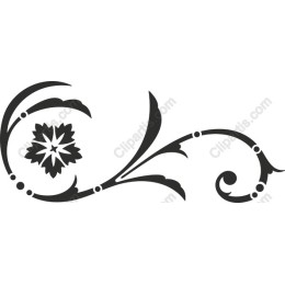 Elegant Floral Ornament