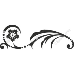 Elegant Floral Swirl