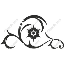 Elegant Floral Swirl