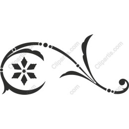Elegant Floral Swirl