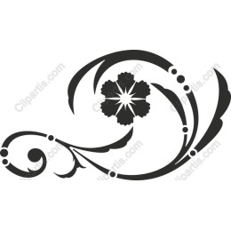 Elegant Floral Swirl
