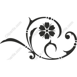Elegant Floral Scroll