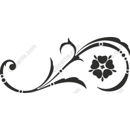 Elegant Floral Swirl