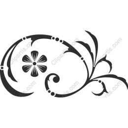 Elegant Floral Swirl