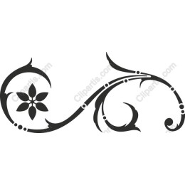 Elegant Floral Swirl