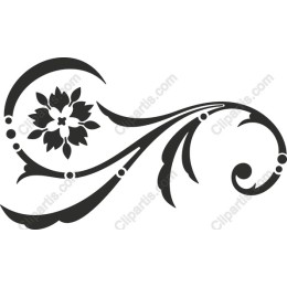Elegant Floral Swirl