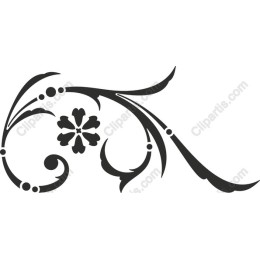 Elegant Floral Swirl