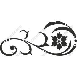Elegant Floral Swirl