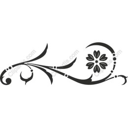 Elegant Floral Swirl