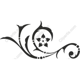 Elegant Floral Swirl