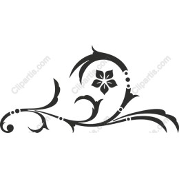 Elegant Floral Swirl