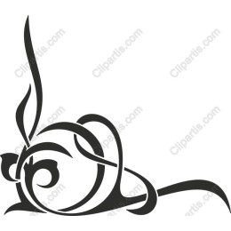 Elegant Swirled Floral