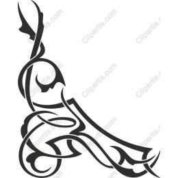 Elegant Swirl Corner