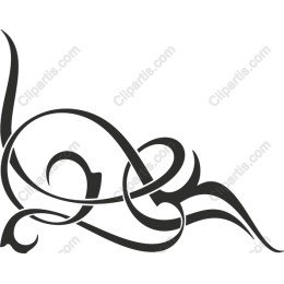 Ornate Black Flourish