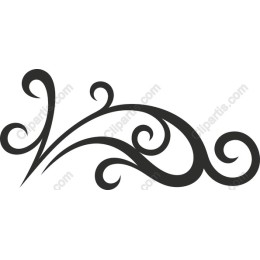 Elegant Swirling Flourish
