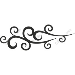 Elegant Swirling Ornamental