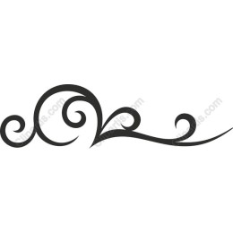 Elegant Swirl Ornament