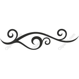 Elegant Swirl Ornament
