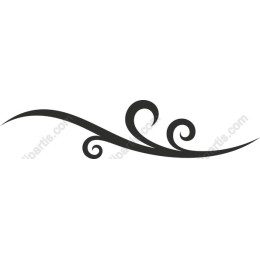 Elegant Swirl Ornament