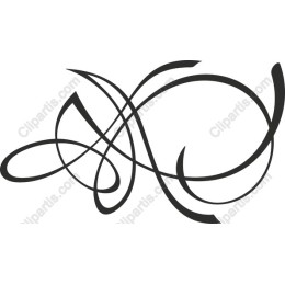 Elegant Abstract Swirling Lines