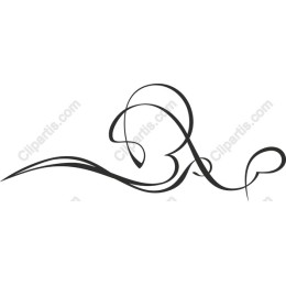 Elegant Black Swirl