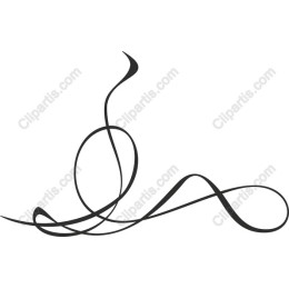 Black Decorative Swirls