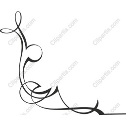 Elegant Black Flourish