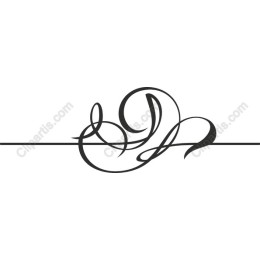 Elegant Swirl Ornament