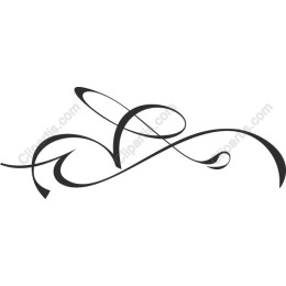 Elegant Black Flourish