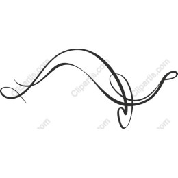Black Decorative Swirl