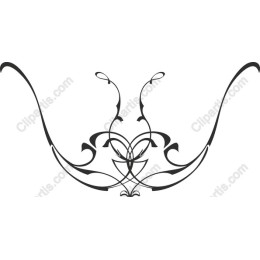 Elegant Decorative Floral Flourish