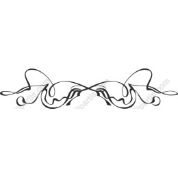 Elegant Decorative Swirl Border