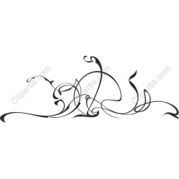 Elegant Floral-Inspired Swirl Art