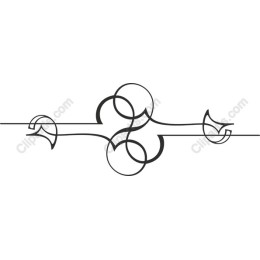 Circle & Swirl Decorative Border