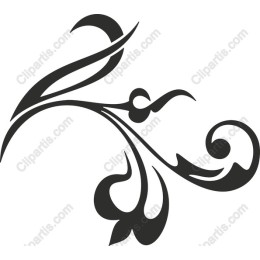Elegant Floral Swirl