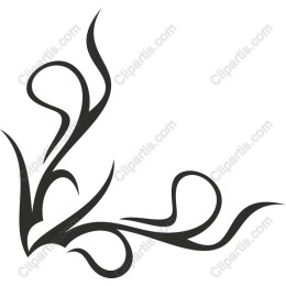 Elegant Floral Swirl