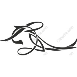 Elegant Stylized Lion