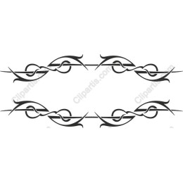 Stylish Tribal Ornamental Border