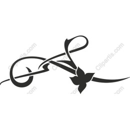 Elegant Floral Calligraphy