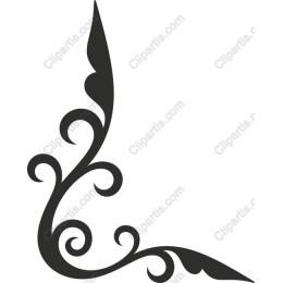 Floral Corner Ornament